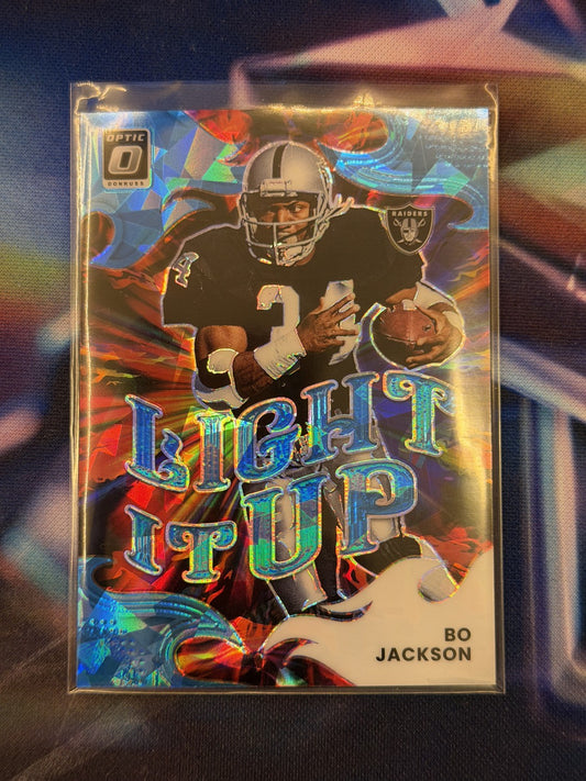 Bo Jackson Blue Prizm Front - 2025 Donruss Optic
