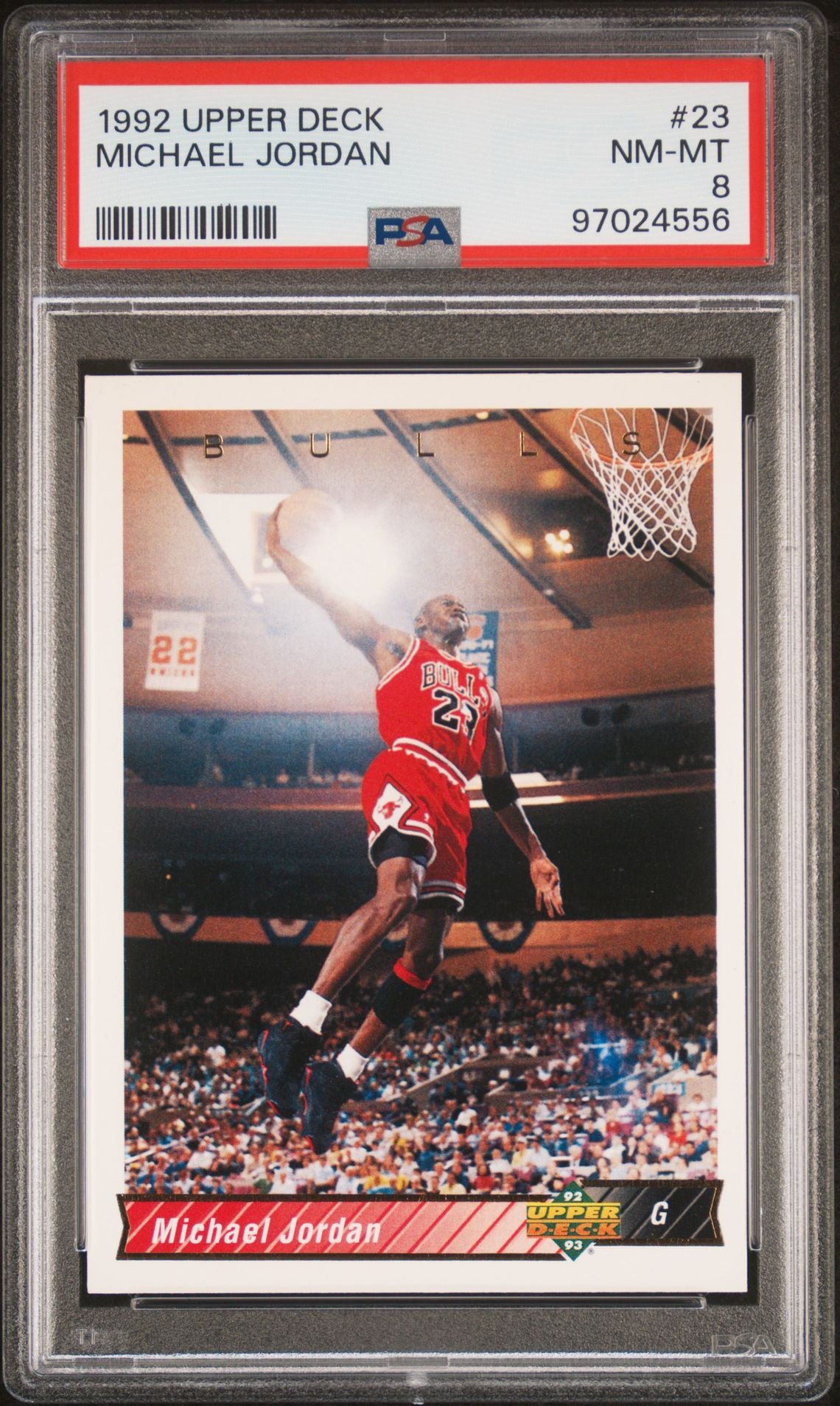 best jordan cards to get graded 1992-93 Upper Deck - Michael Jordan - 23