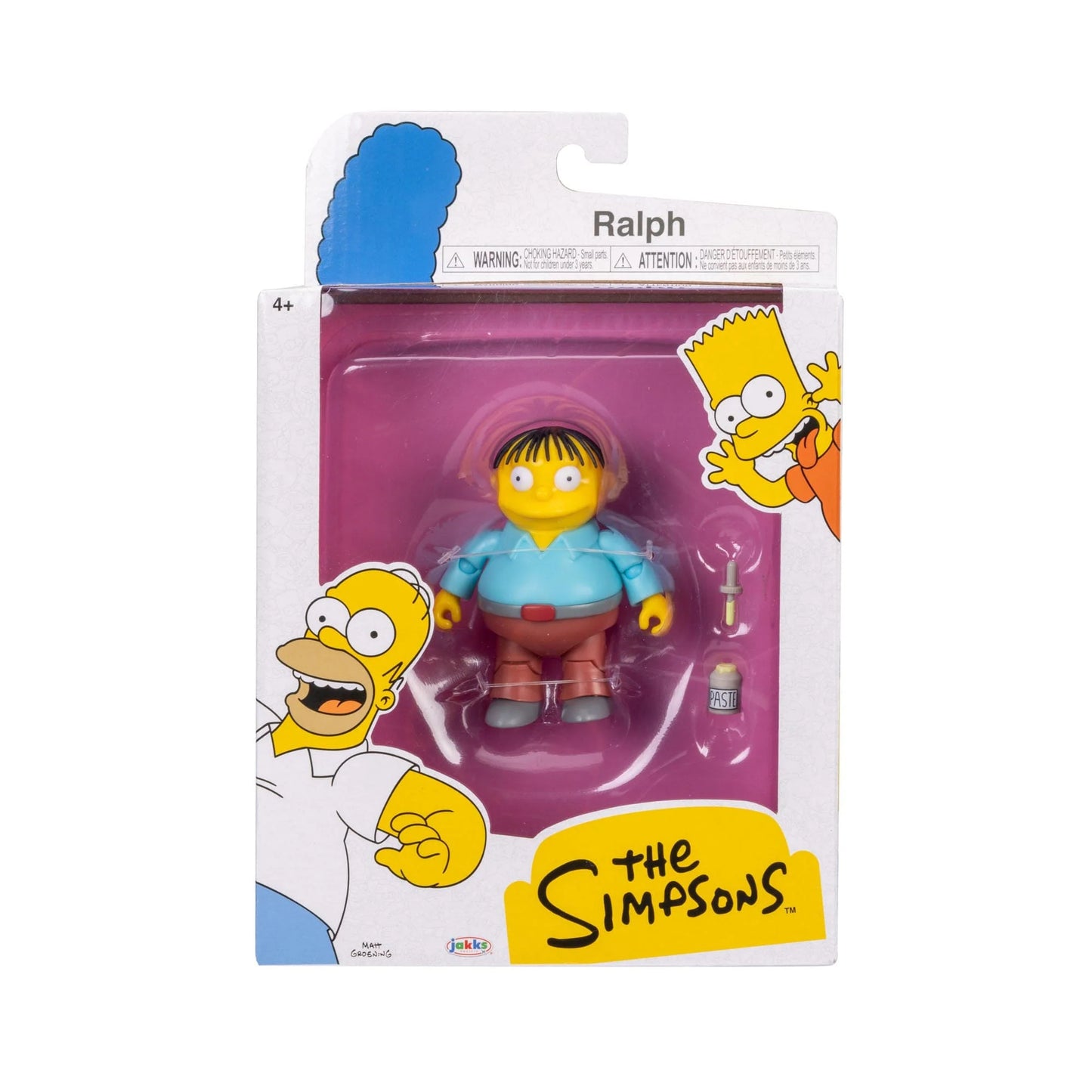 The Simpsons - 5" Action Figure Wave 5 - Jakks Pacific - Complete Set of 4 (Sick Homer, Stupid Sexy Flanders, Mr Burns, Ralph) - PRE-ORDER JANUARY 2026