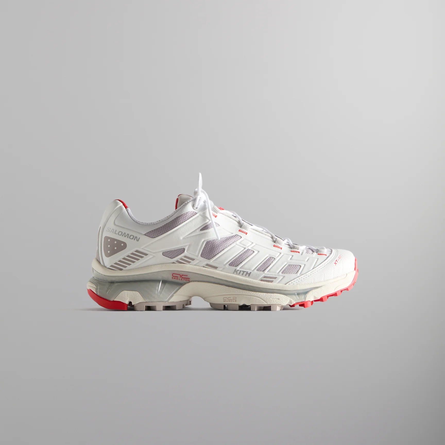 Kith for Salomon XT-4K - Bright White / Ashes of Roses / Fiery Red Kith for Salomon XT-4K - Bright White / Ashes of Roses / Fiery Red