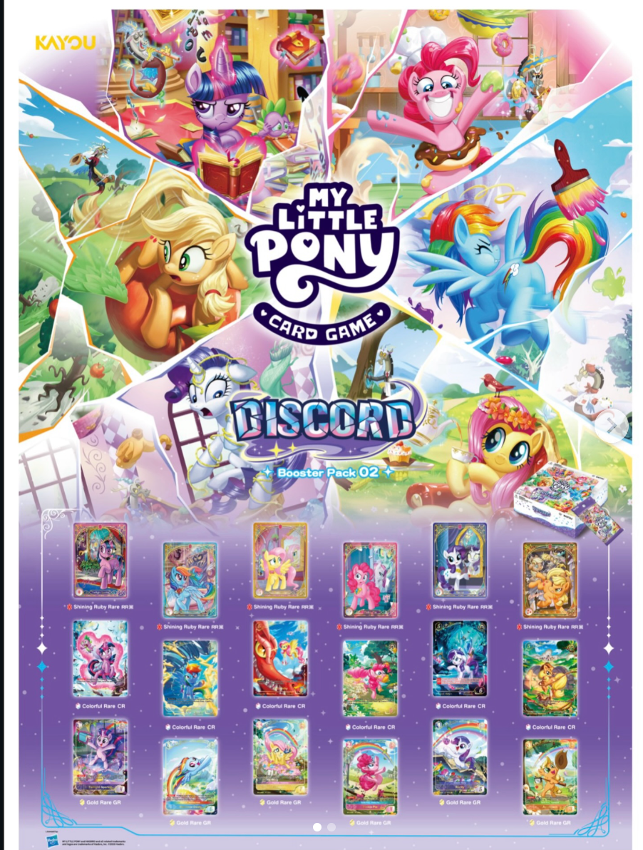 My Little Pony TCG: BNA02 Discord!!! Booster Display (PRE-ORDER AUGUST SoleSavy My Little Pony TCG: BNA02 Discord!!! Booster Display (PRE-ORDER AUGUST SoleSavy