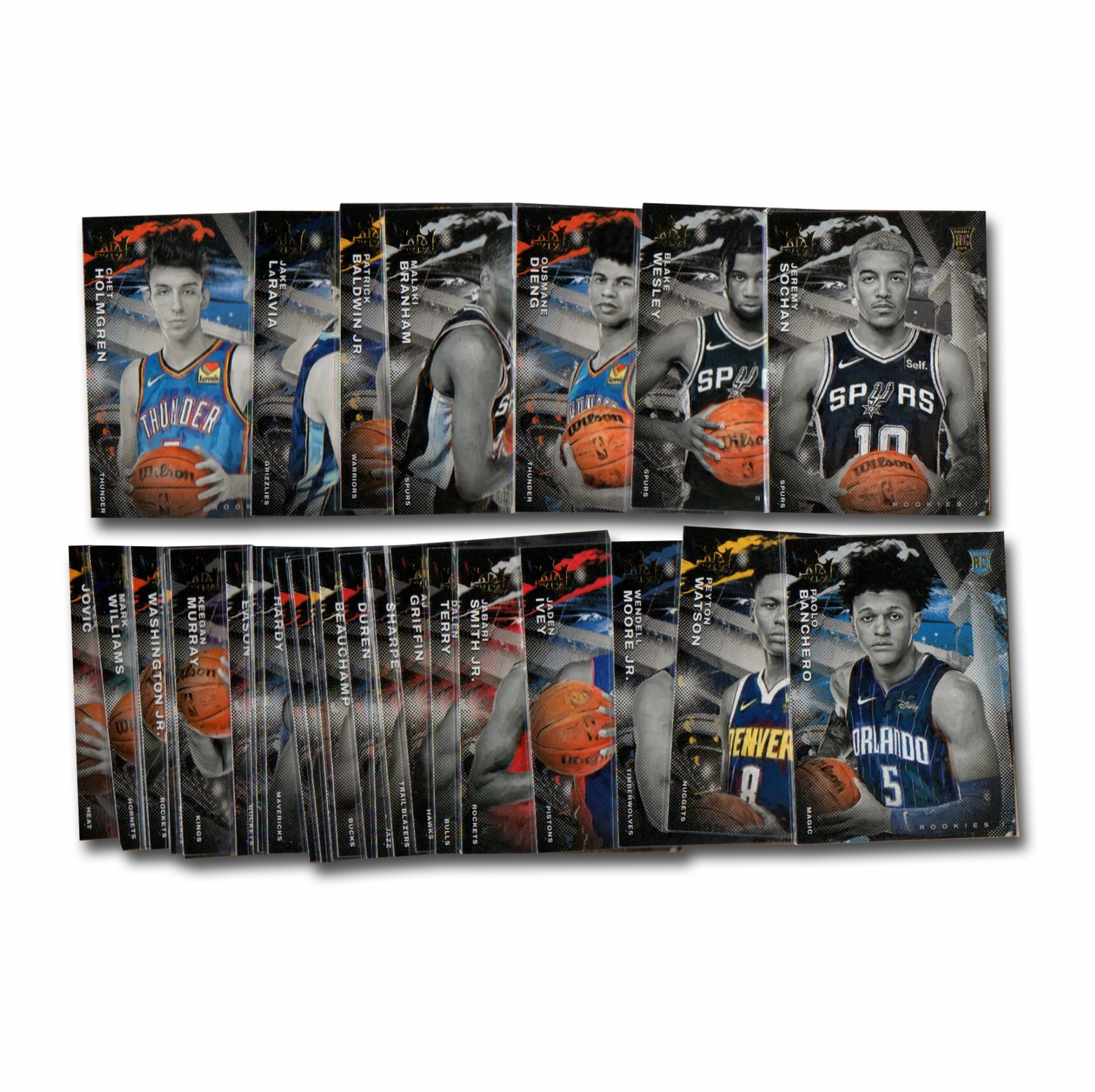 2022-23 Panini Court Kings - Complete 33 Card Level 1 Rookie Set - Paolo, Chet & More! - Ungraded Card