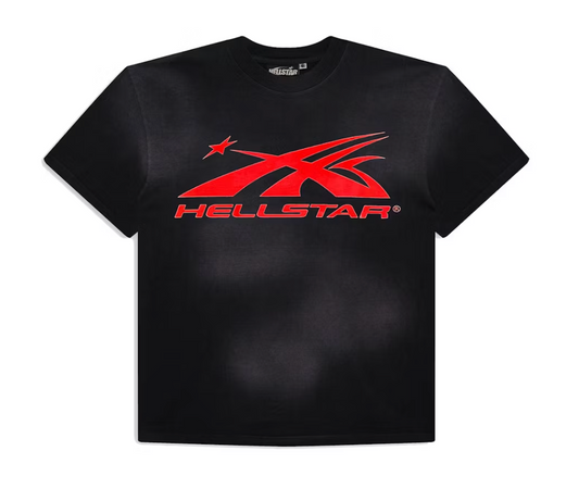 HELLSTAR SPORTS LOGO TEE BLACK/RED