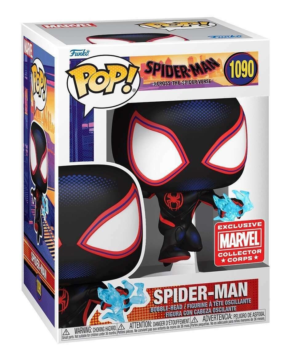 Funko - Marvel - Spider-Man Miles Morales Across The Spider-Verse - Collector Corps Exclusive #1090