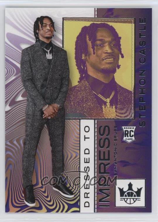 2024-25 Panini Court Kings - Dressed to Impress - Stephon Castle #6 - Rookie Card - Ungraded Raw Card