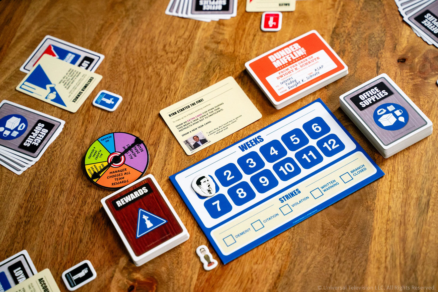 The Office Paper Paranoia Board Game - Dunder Mifflin’s Scranton Branch - OP Games