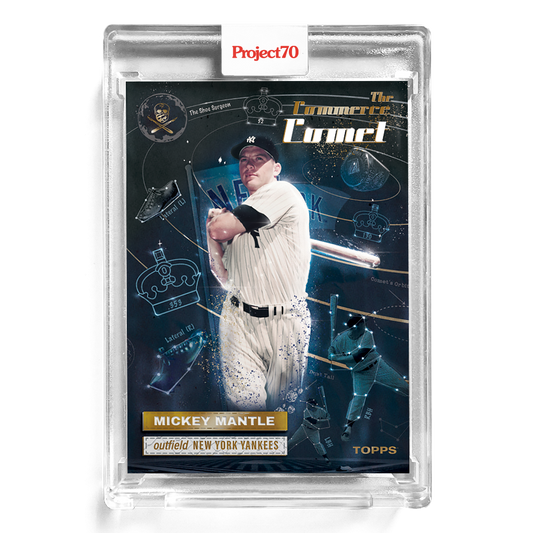 2021 Topps Project 70 - The Shoe Surgeon - Mickey Mantle (1956 Topps Baseball) - #174 - Limited to /3039