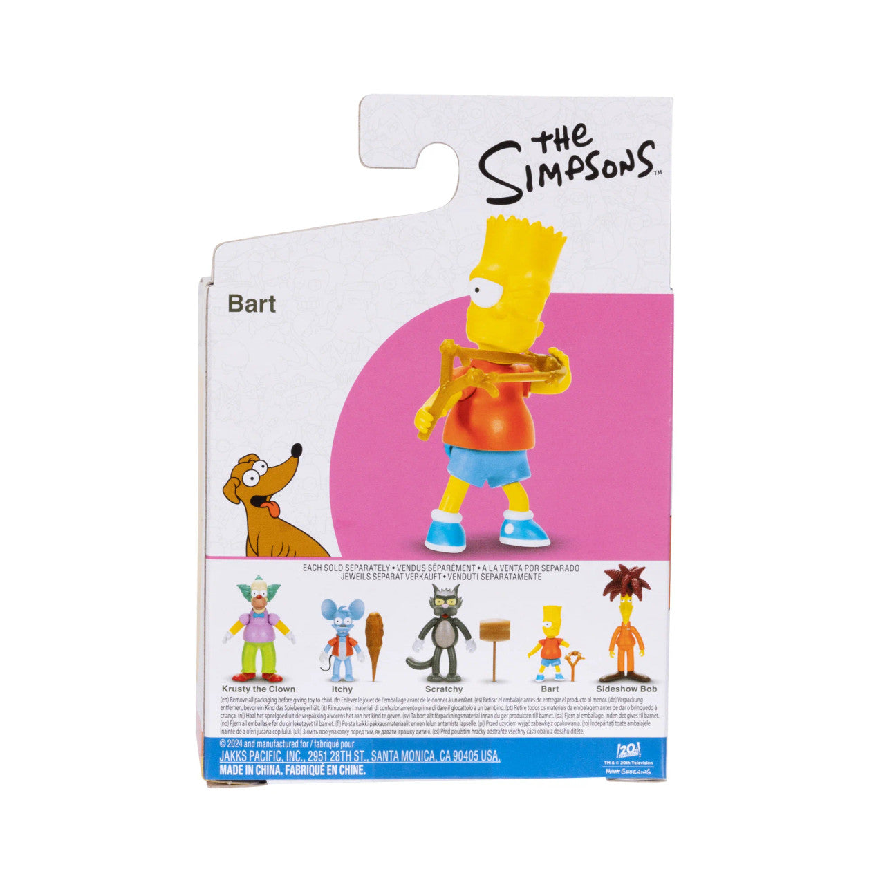 The Simpsons - Bart Simpson Version 2 Winking - Wave 2 Action Figures - 2.5" - Jakks Pacific