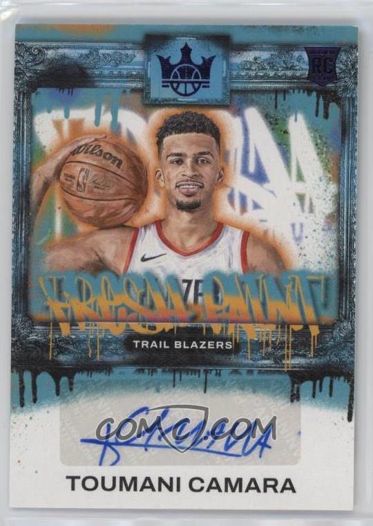 2023-24 Panini Court Kings - Fresh Paint - Violet - Toumani Camara #FP-TCP - Limited to /49 - Rookie Card - Ungraded Raw Card