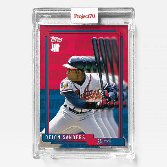 2021 Topps Project 70 - UNDEFEATED - Deion Sanders (1992 Topps Baseball) #379 - Limited to /1135