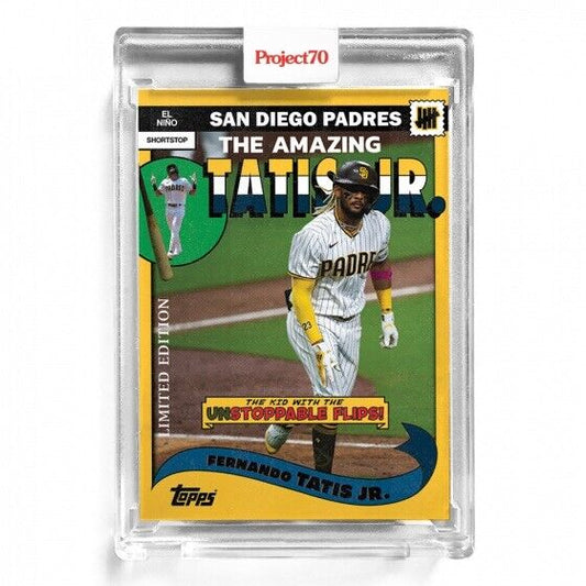 2021 Topps Project 70 - UNDEFEATED - Fernando Tatis Jr. (2002 Topps Baseball) - #177 - Limited to /4364