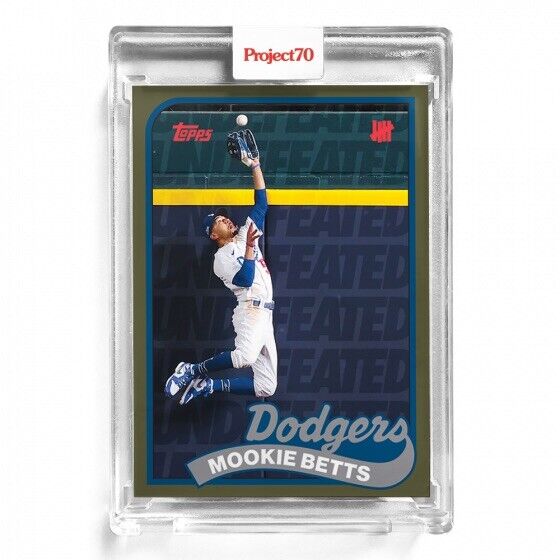 2021 Topps Project 70 - UNDEFEATED - Mookie Betts (1989 Topps Baseball) - #132 - Limited to /4133