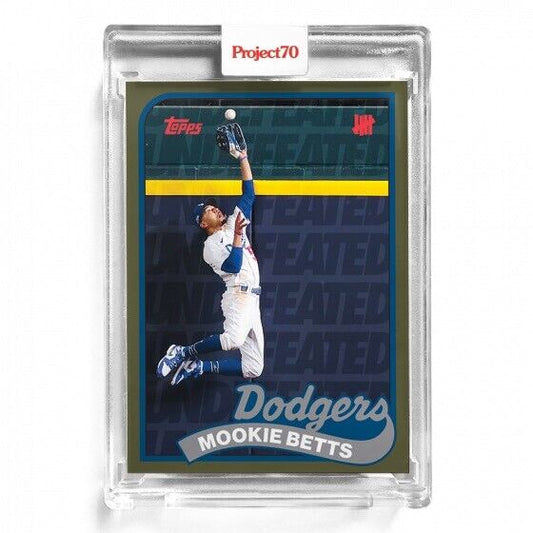 2021 Topps Project 70 - UNDEFEATED - Mookie Betts (1989 Topps Baseball) - #132 - Limited to /4133
