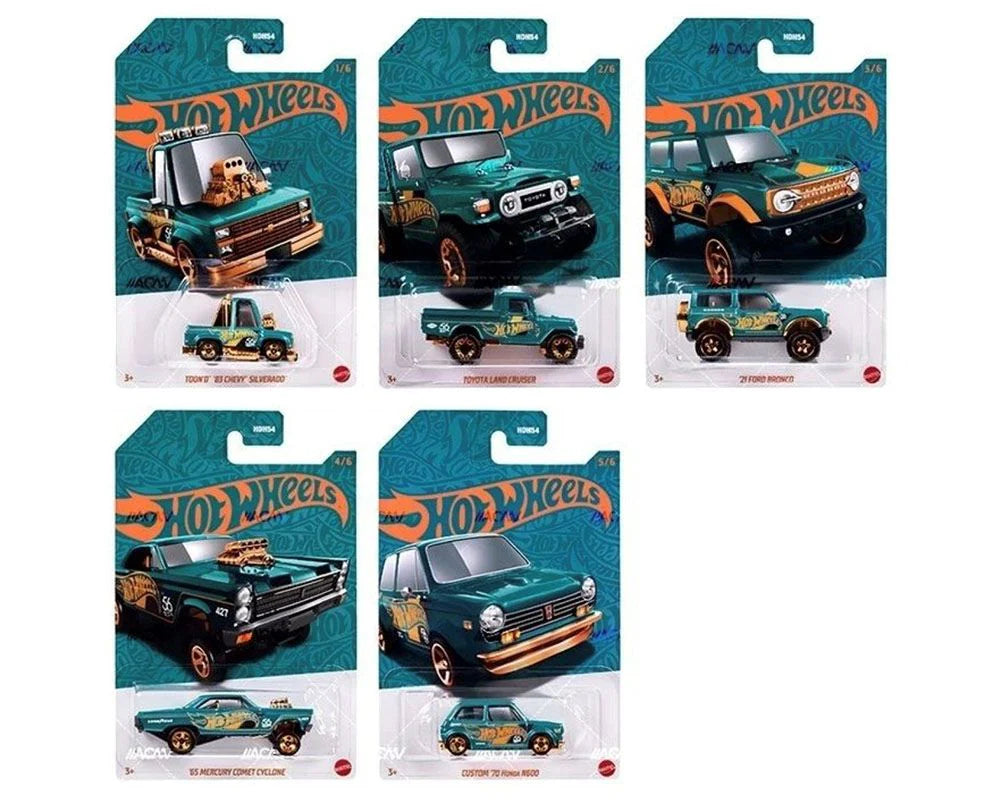 Hot Wheels - Pearl & Chrome - 2023 Complete Set of 5 1:64