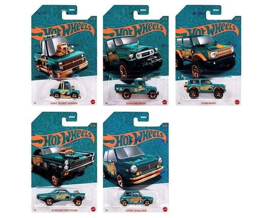 Hot Wheels - Pearl & Chrome - 2023 Complete Set of 5 1:64