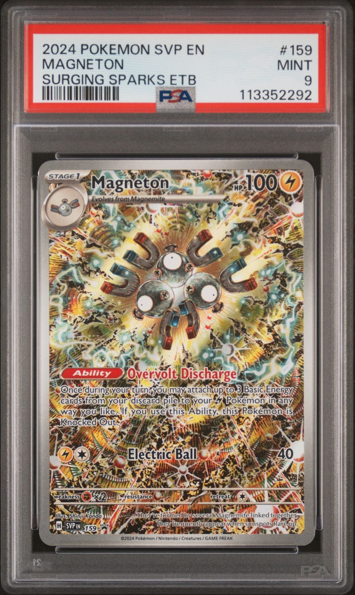 2024 Pokemon SVP En — SV Black Star Promo — 159 Magneton Surging