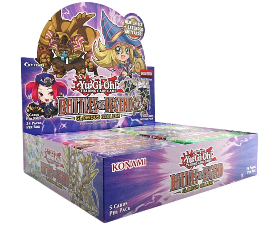 first edition yugioh booster box Yu-Gi-Oh! - Battles of Legend: Glorious Gallery
