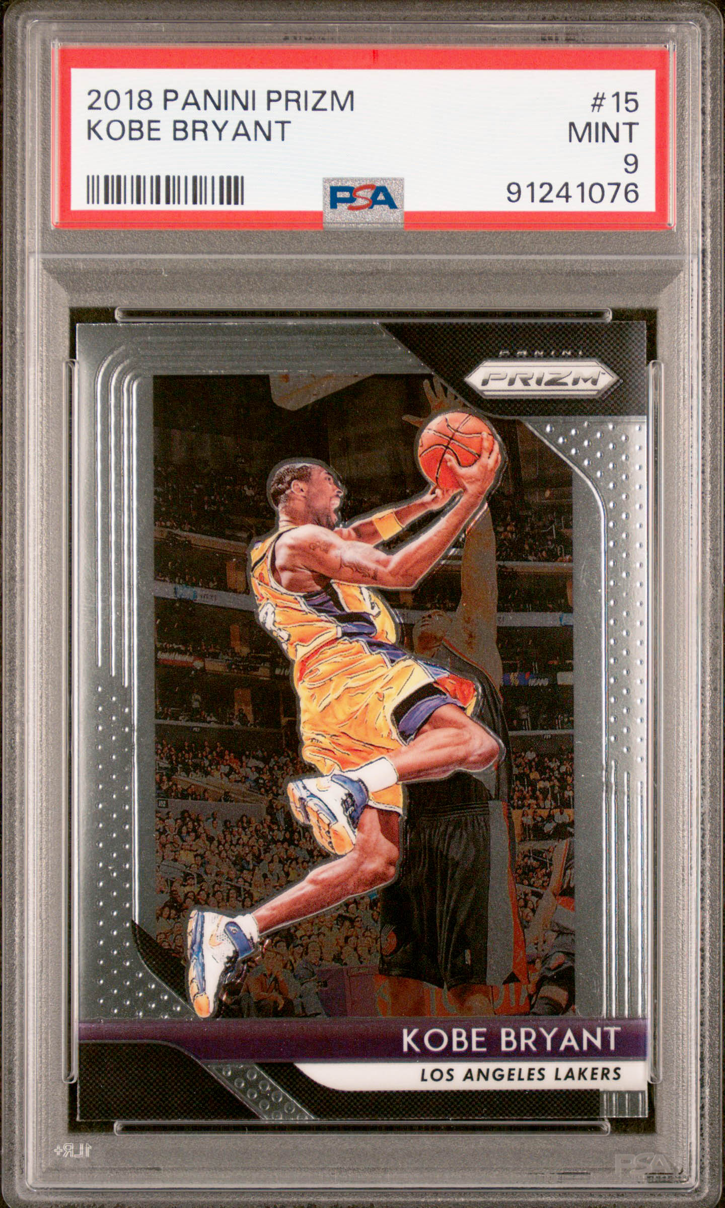 2018-19 Panini Prizm - Kobe Bryant - #15 - PSA Graded Card