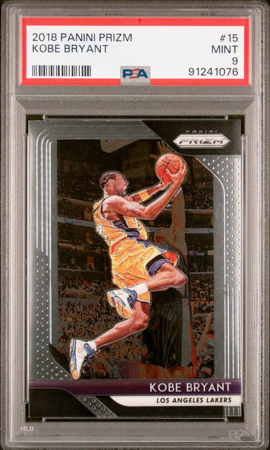 2018-19 Panini Prizm - Kobe Bryant - #15 - PSA Graded Card