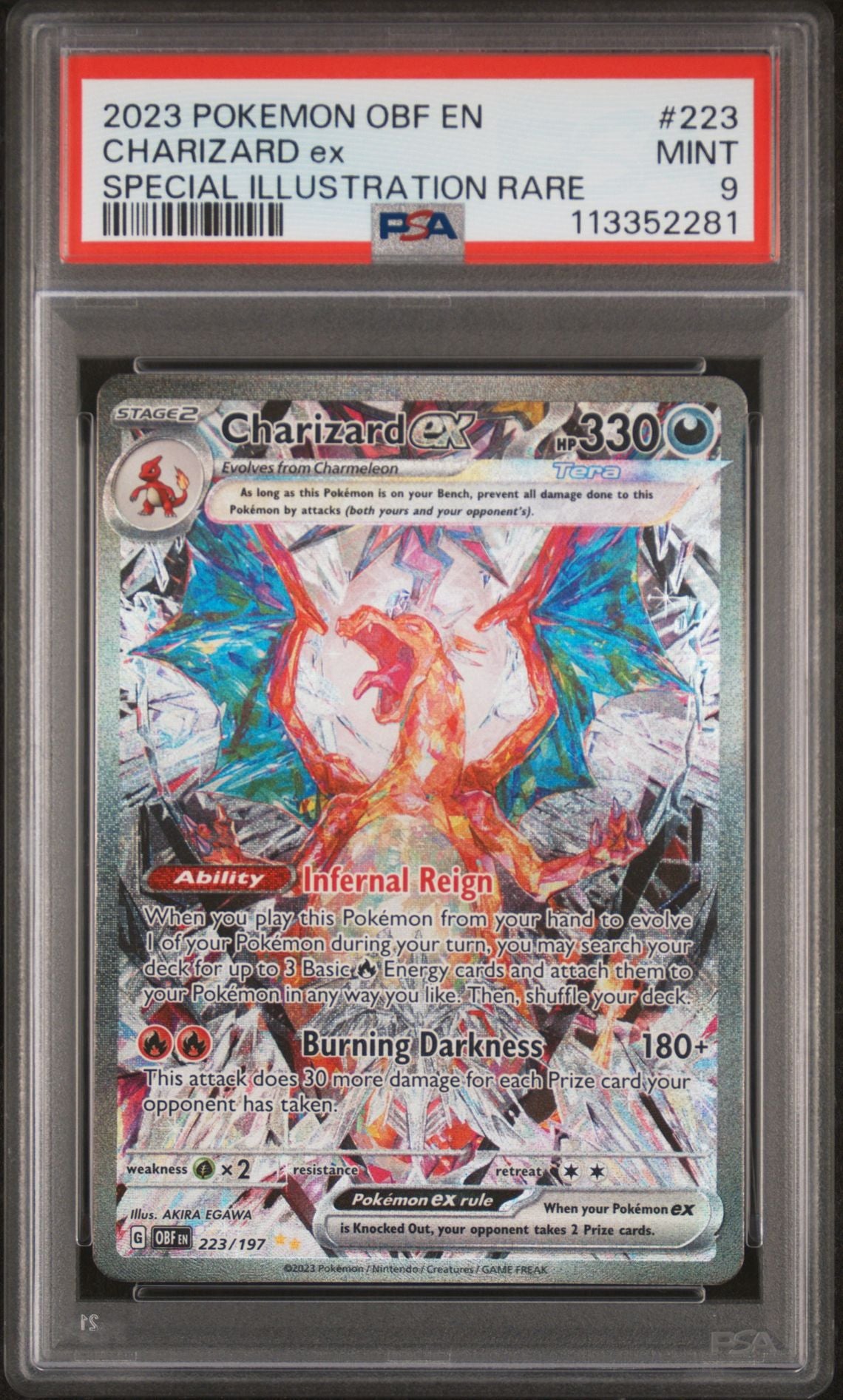 2023 Pokemon OBF En Obsidian Flames 223 Charizard Ex Special Illus SoleSavy 2023 Pokemon OBF En Obsidian Flames 223 Charizard Ex Special Illus SoleSavy