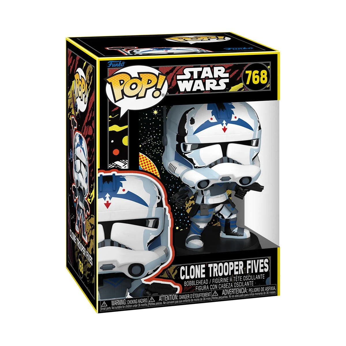 Funko Star Wars - Episode 7 Kylo Ren / The Book of Boba Fett / The Clone Wars Clone Trooper / Retro MTF (2025) - Set of 3