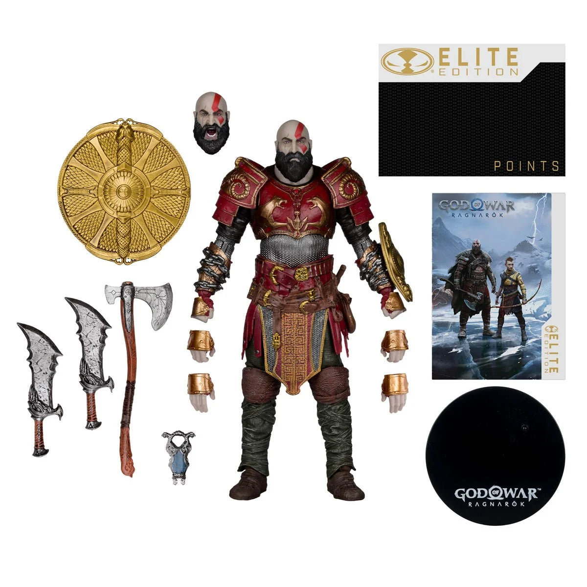 McFarlane Elite Edition - #14 God of War: Ragnarok Kratos with Ares Armor - 7-Inch Scale Action Figure (PRE-ORDER AUGUST 2026)