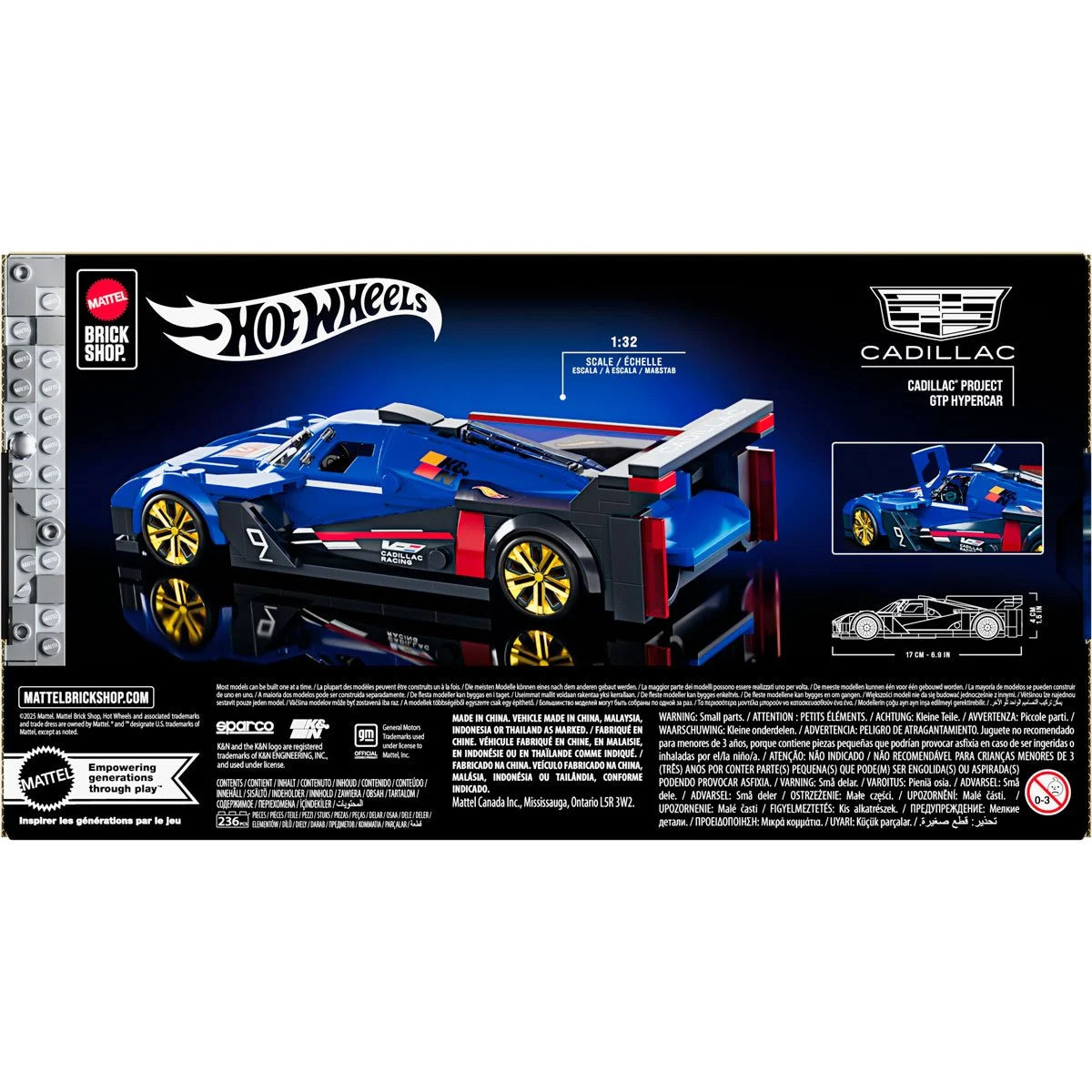 Mattel Brick Shop x Hot Wheels Cadillac Project GTP Hypercar - PRE-ORDER DECEMBER 2025