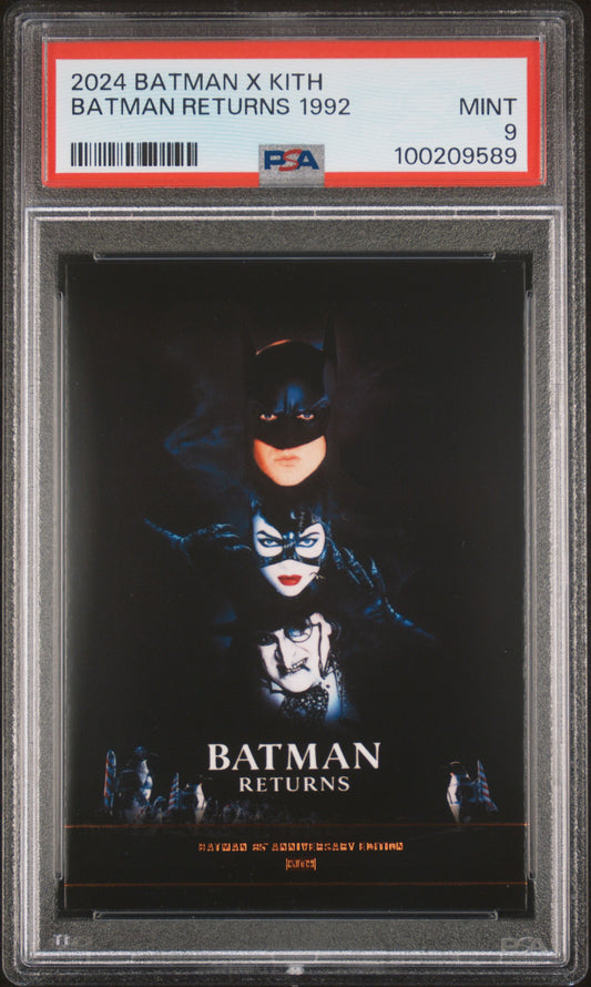 2024 Batman x KITH - Batman Returns 1992 - Promo Card - Feig Collectibles - PSA Graded Card
