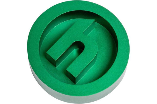 Hidden NY Green Aluminum Ashtray