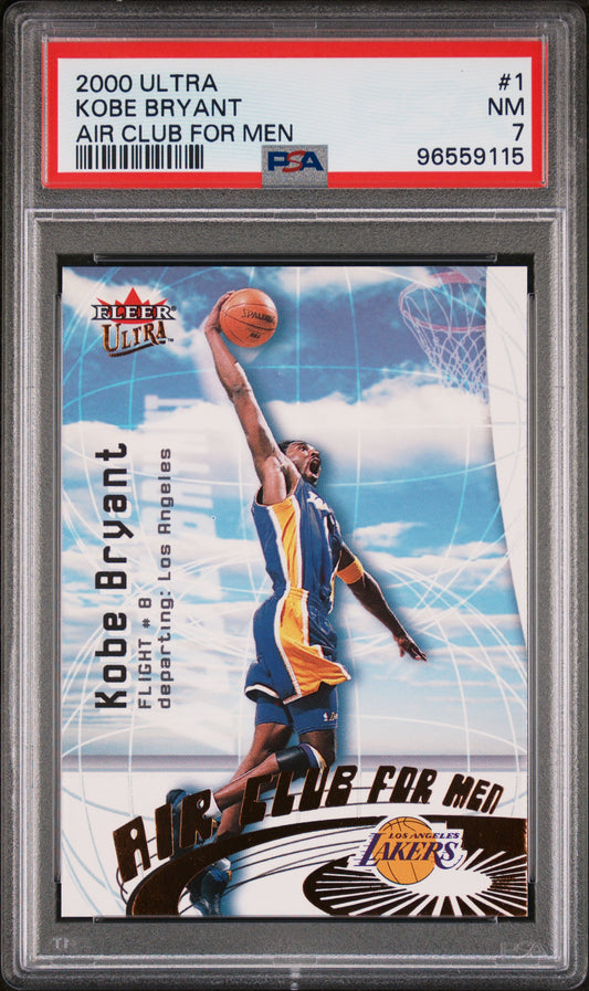 2000 Fleer Ultra - Kobe Bryant - Air Club For Men - #1 - PSA Graded Card