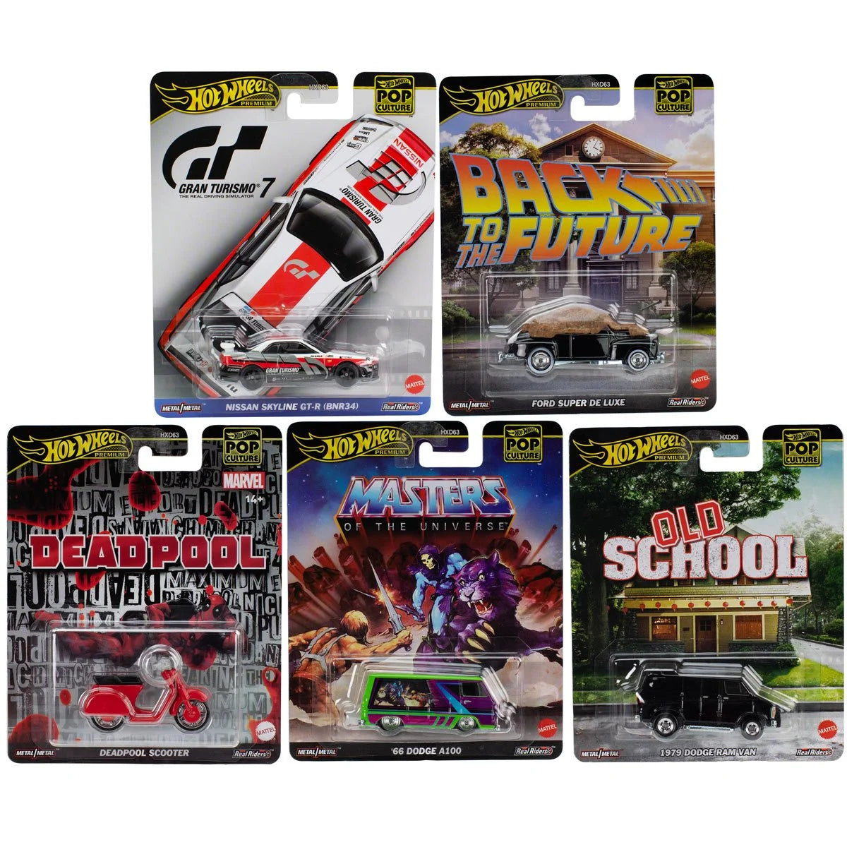 Hot Wheels - Pop Culture J Case - 2025 Complete Set - Mix 3