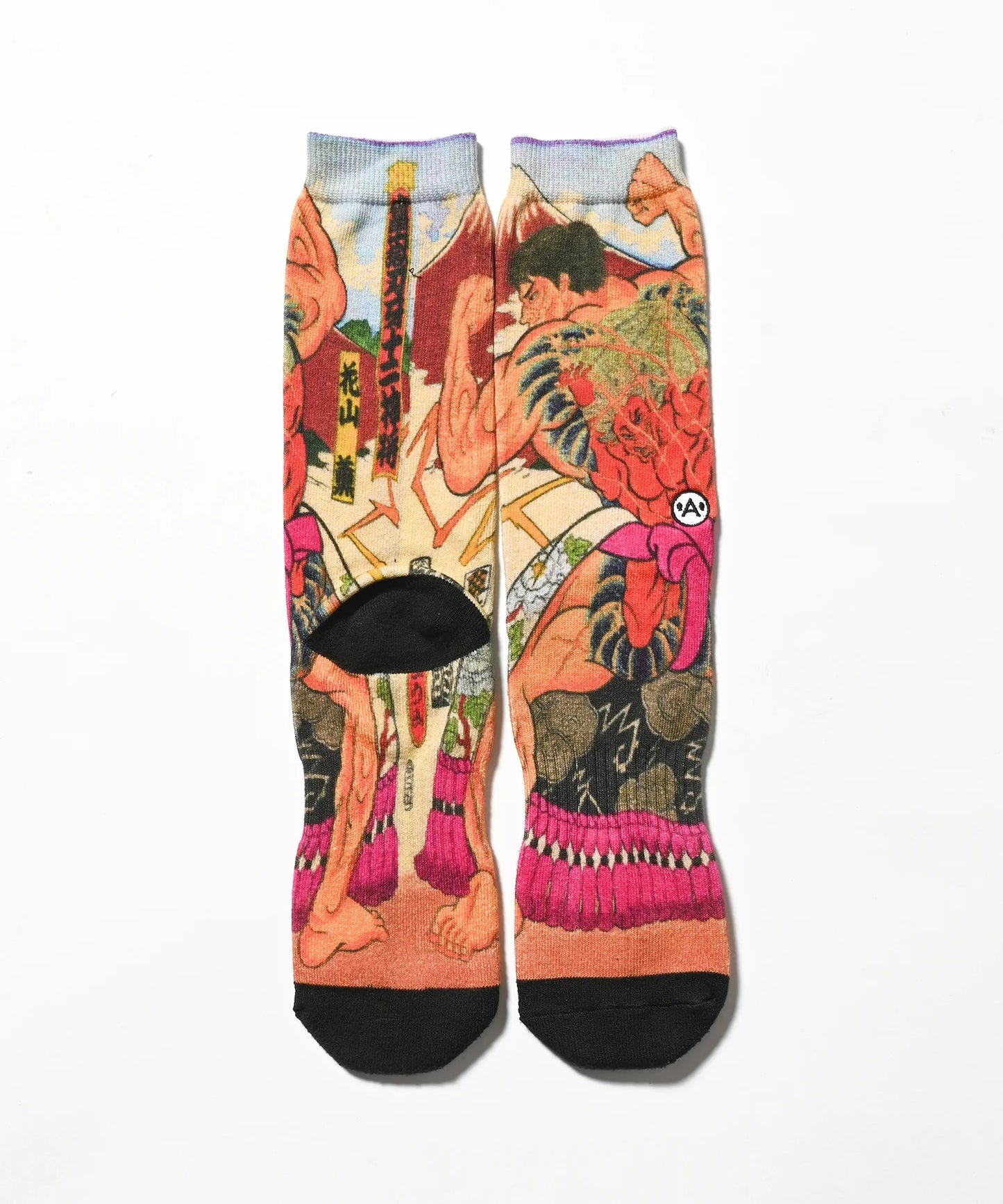 A-Killer × Three Tides Tattoo × Grappler Baki - Kaoru Hanayama - Japanese Socks