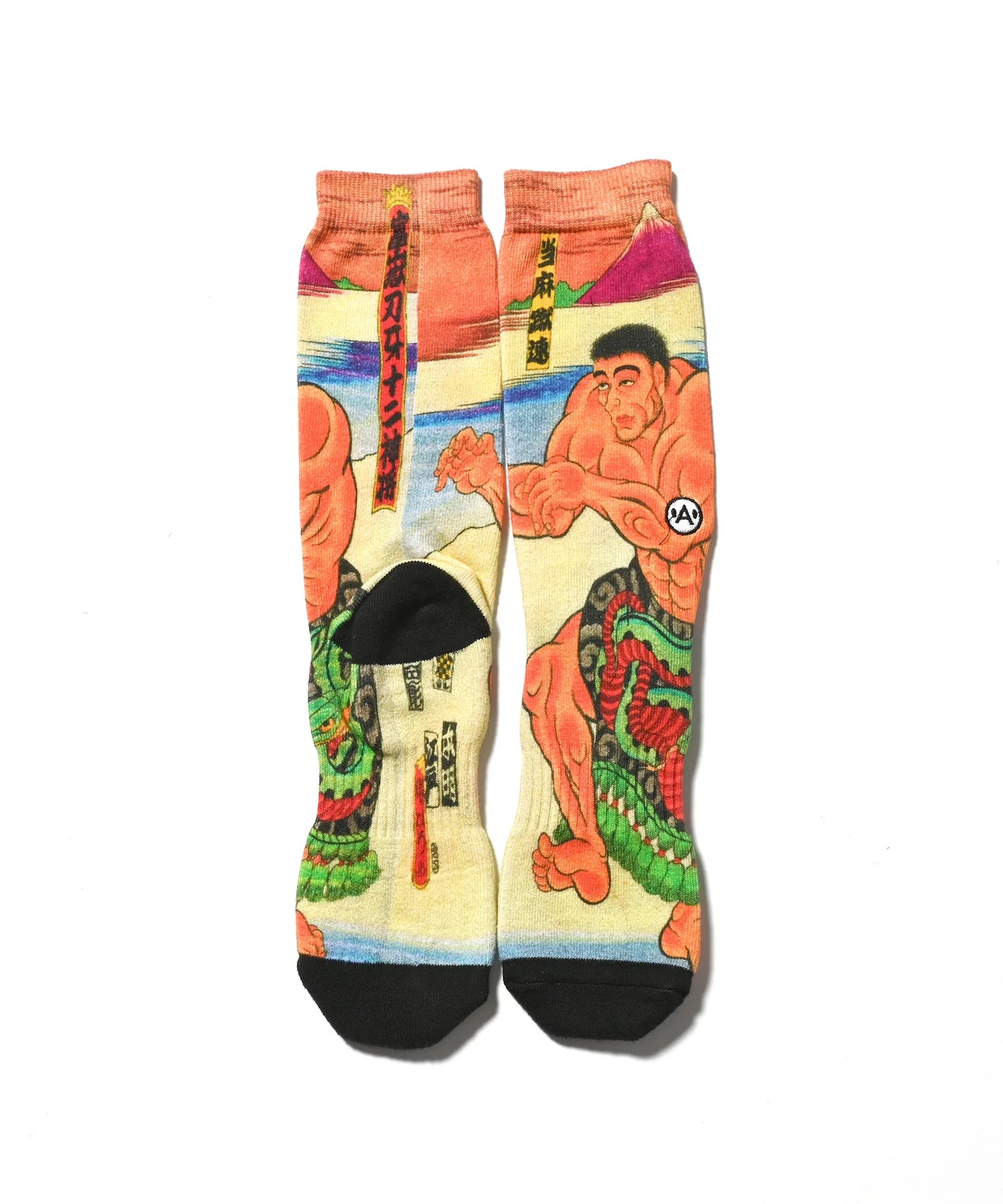 A-Killer × Three Tides Tattoo × Grappler Baki - Touma Kicksoku - Japanese Socks