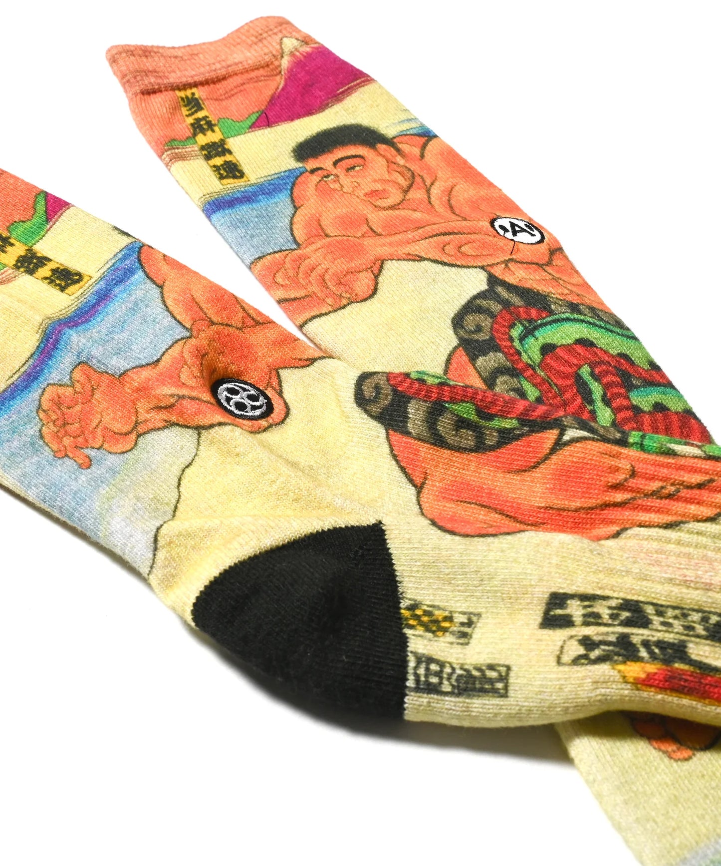 A-Killer × Three Tides Tattoo × Grappler Baki - Touma Kicksoku - Japanese Socks