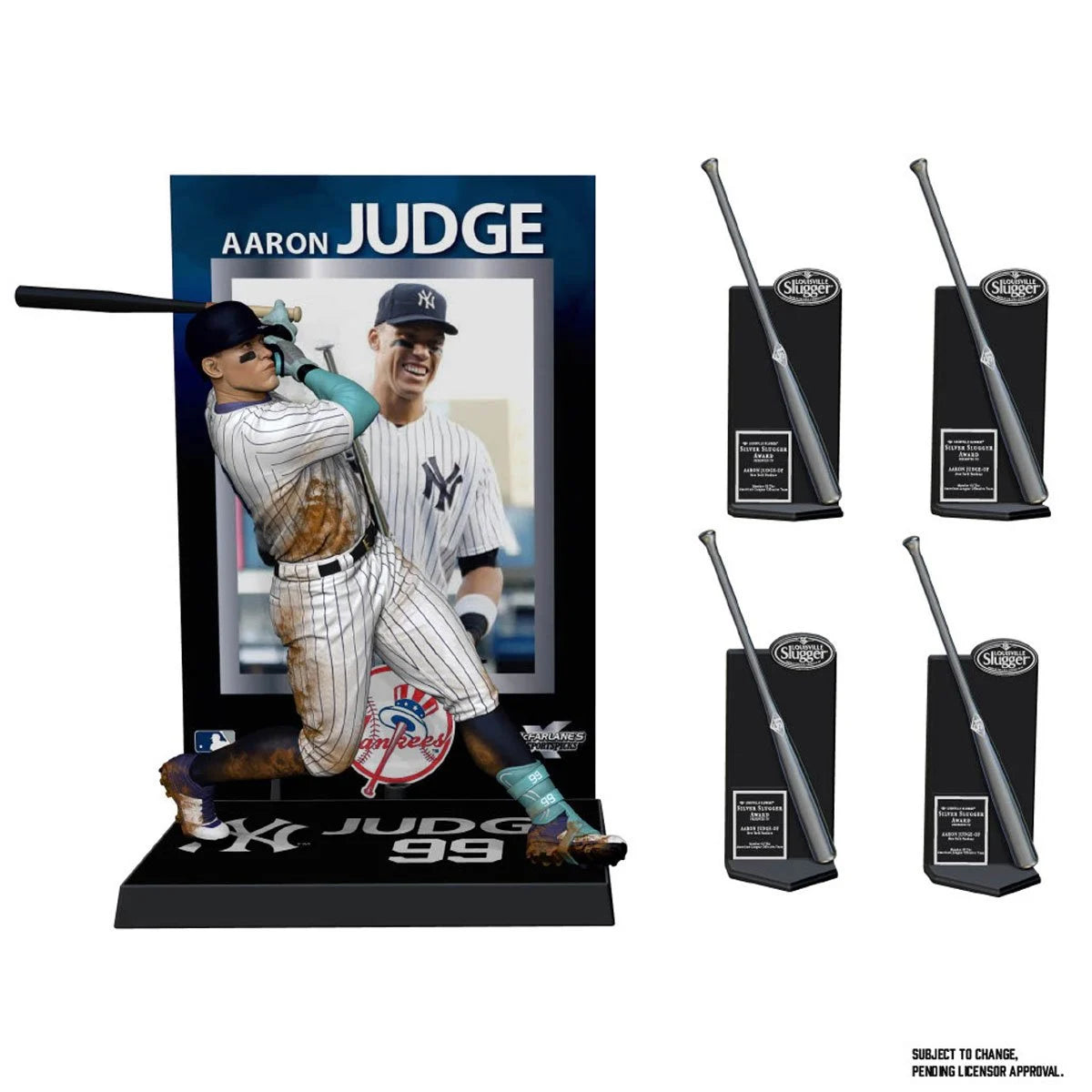 McFarlane - Aaron Judge - Silver Slugger Trophy Boxed Set - MLB Sports Picks #15 New York Yankees (PRE-ORDER)