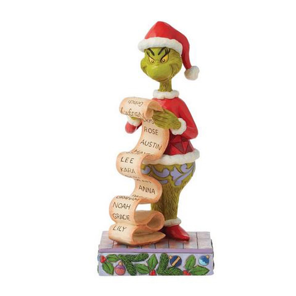 Enesco: Dr. Seuss Grinch Naughty and Nice List By Jim Shore Statue