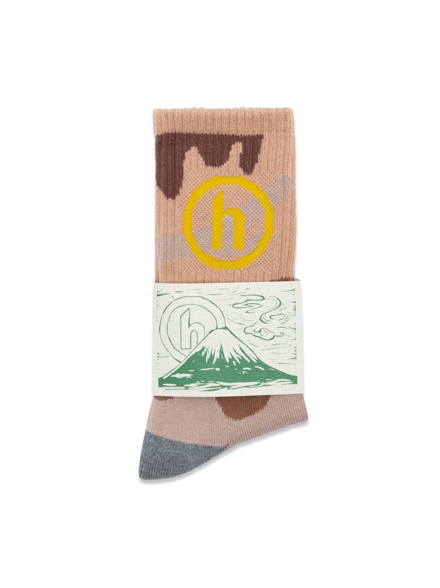Hidden NY Light Pink Camo Socks