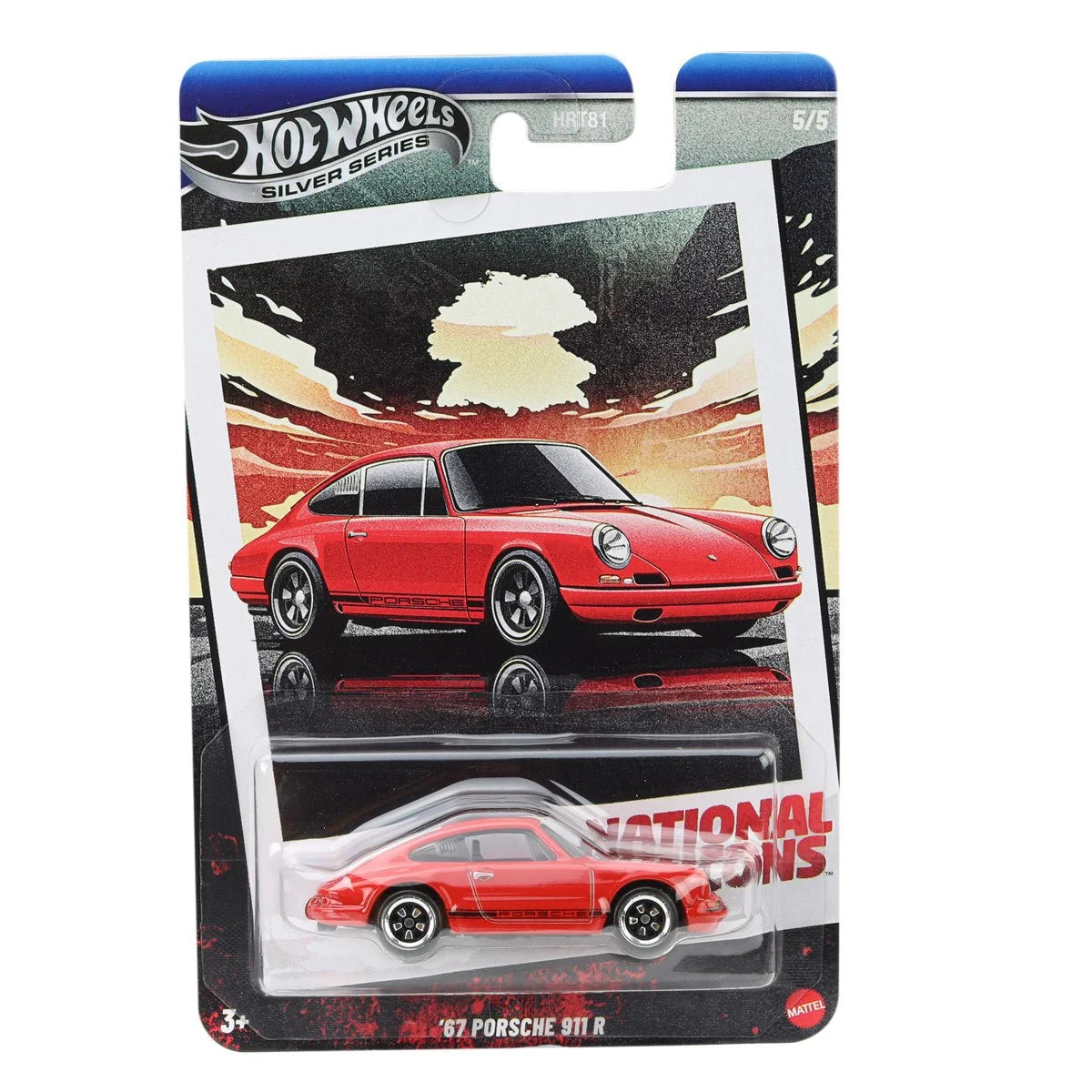 Hot Wheels Vintage Racing - Nation Icons 2025 Mix 2 Vehicle - Complete Set of 6 including Chase