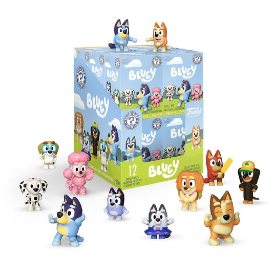Funko Mystery Minis - Bluey Mini-Figure CASE OF 12 Chance of Chase - Hobby Exclusive (PRE-ORDER JULY 2026)