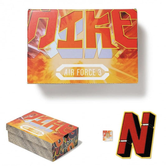 Nigo x Nike Air Force 3 Low SP "White" (With Patch + Pin) - FQ7012-100