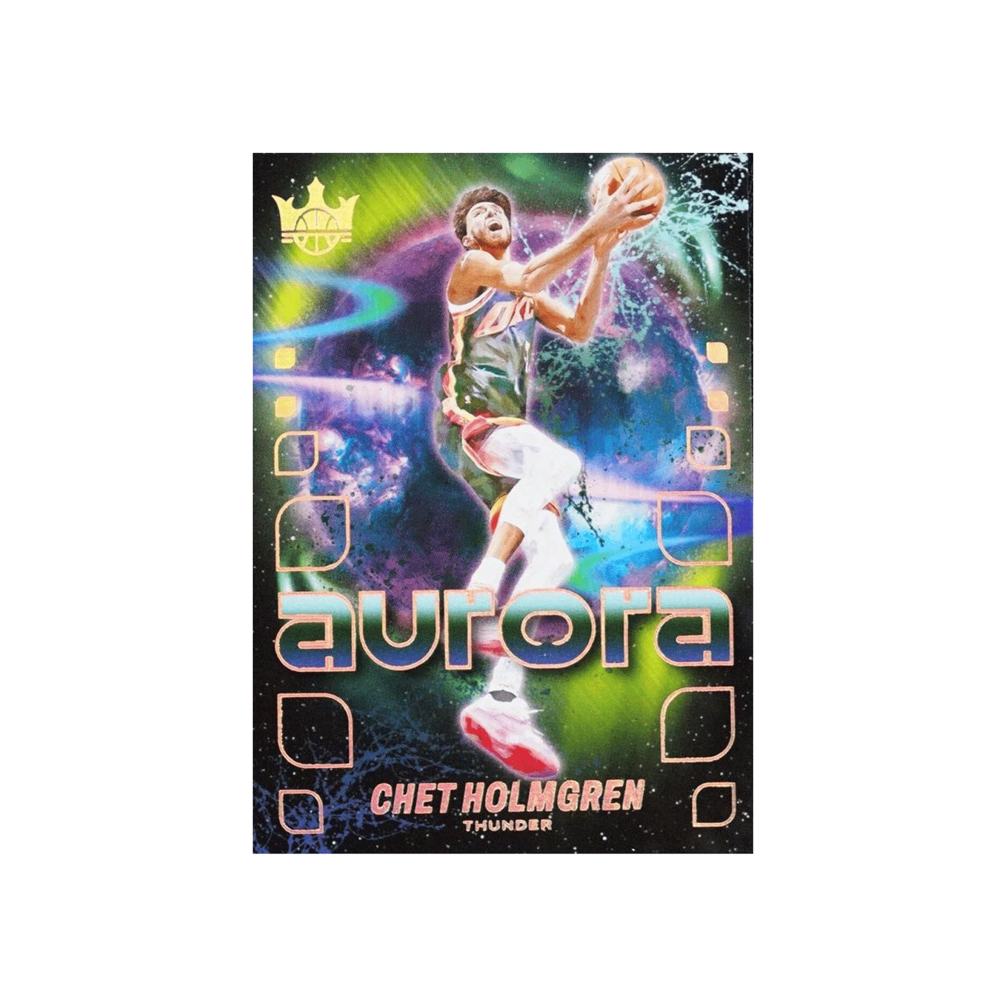 2024-25 Panini Court Kings - Chet Holmgren - Aurora SSP #25 - Raw Ungraded Cards