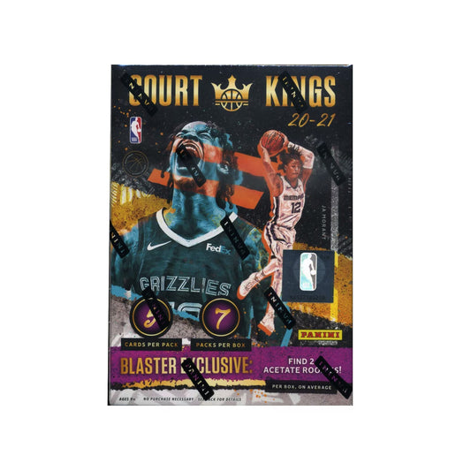 2020-21 Panini Court Kings Basketball - International Blaster Box - 7 Packs (Anthony Edwards & Tyrese Haliburton Rookie Year)