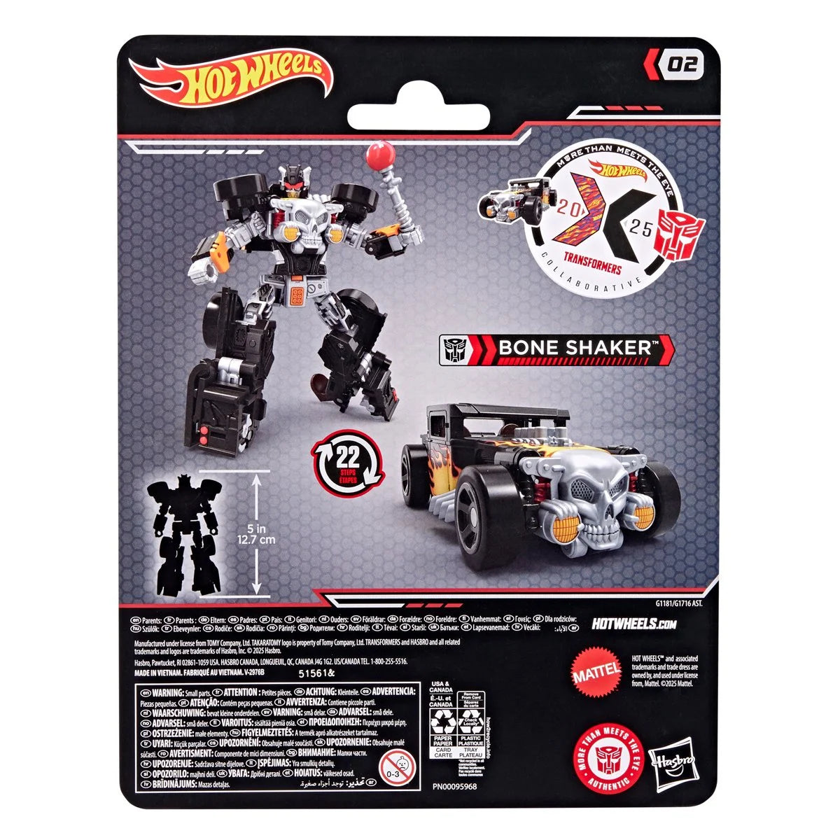 Transformers x Hot Wheels Collaborative - Transformers Bone Shaker (PRE-ORDER JANUARY 2026)