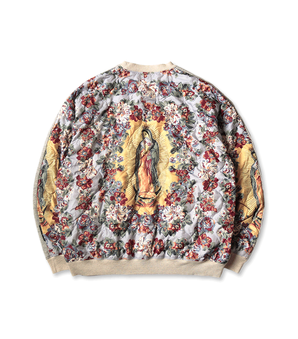 Kapital: Top Swt Knit Bivouac Big Swt (Peckish Maria) - Beige - EK-1677LC