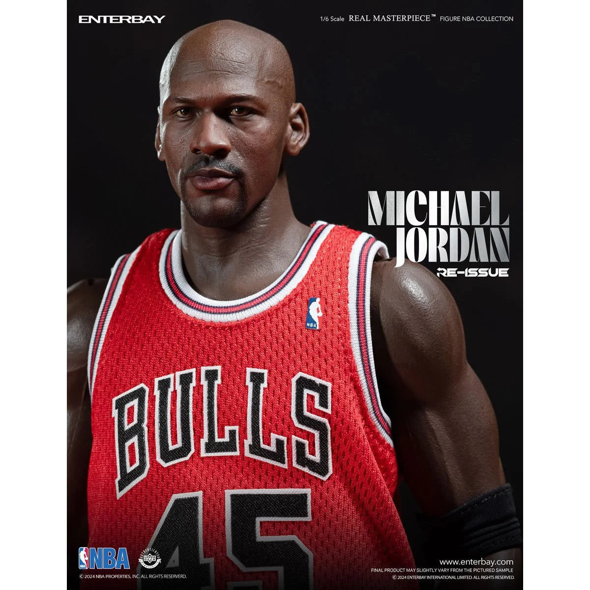Real Masterpiece - Michael Jordan "I'm Back #45" 1:6 Action Figure - NBA Chicago Bulls  - Enterbay - PRE-ORDER (APRIL 2025)