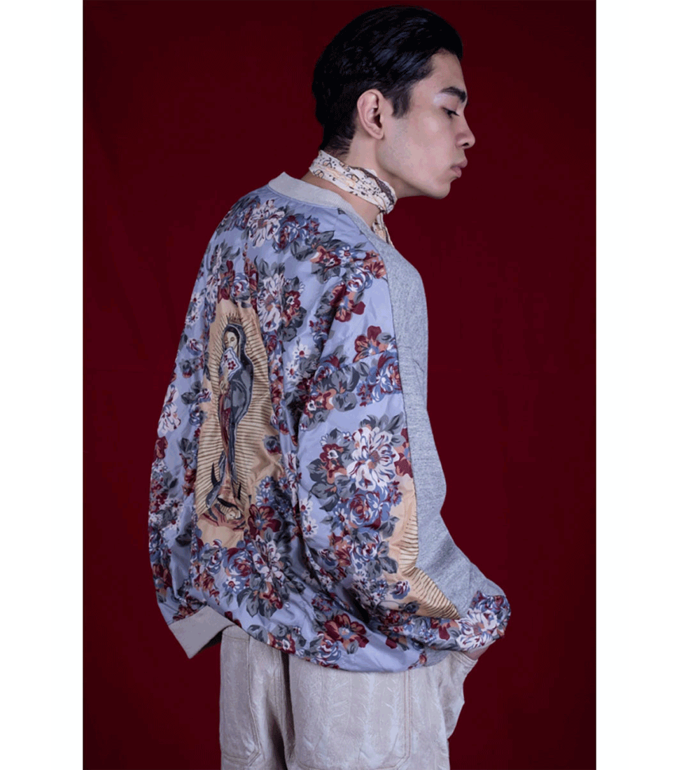 Kapital: Top Swt Knit Bivouac Big Swt (Peckish Maria) - Beige - EK-1677LC