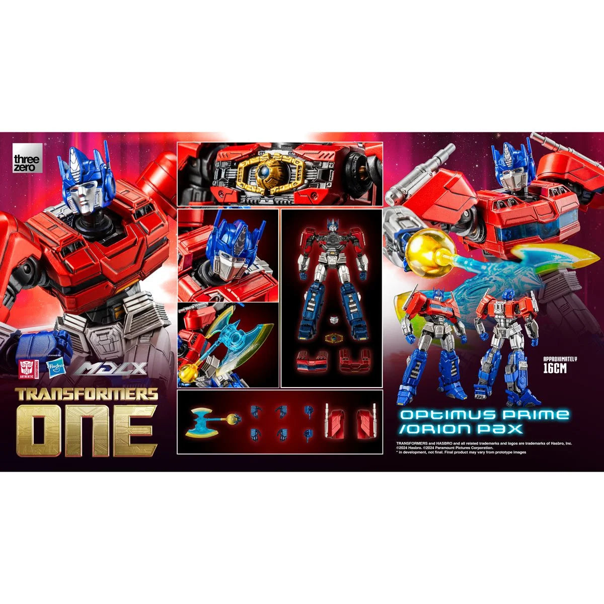 Transformers One - Optimus Prime/Orion Pax - MDLX Action Figure - Threezero (PRE-ORDER JULY 2025)