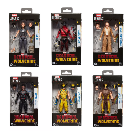 Marvel Legends Series - Deadpool & Wolverine – Wave 2 - Complete Set of 6 (PRE-ORDER APRIL 2026)
