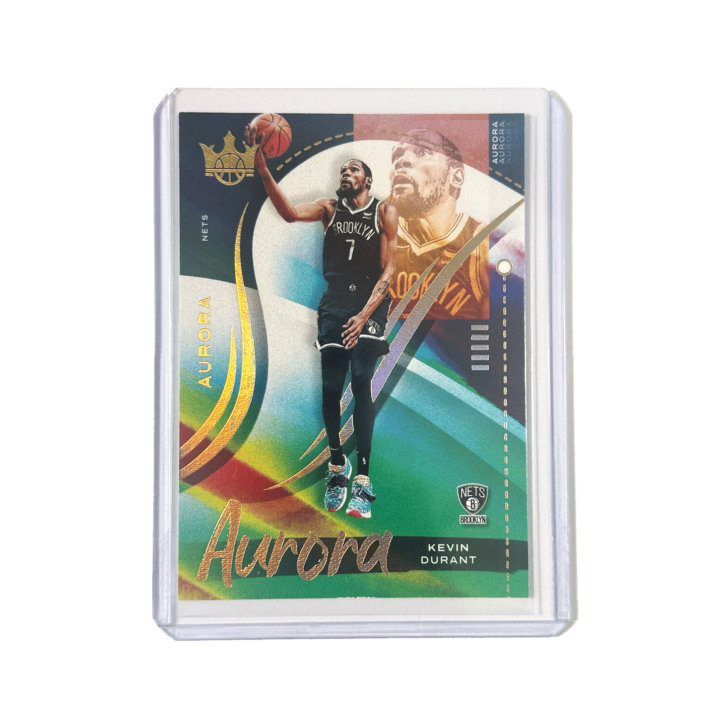 2021-22 Panini Court Kings - Kevin Durant - Aurora SSP #4 - Raw Ungraded Cards