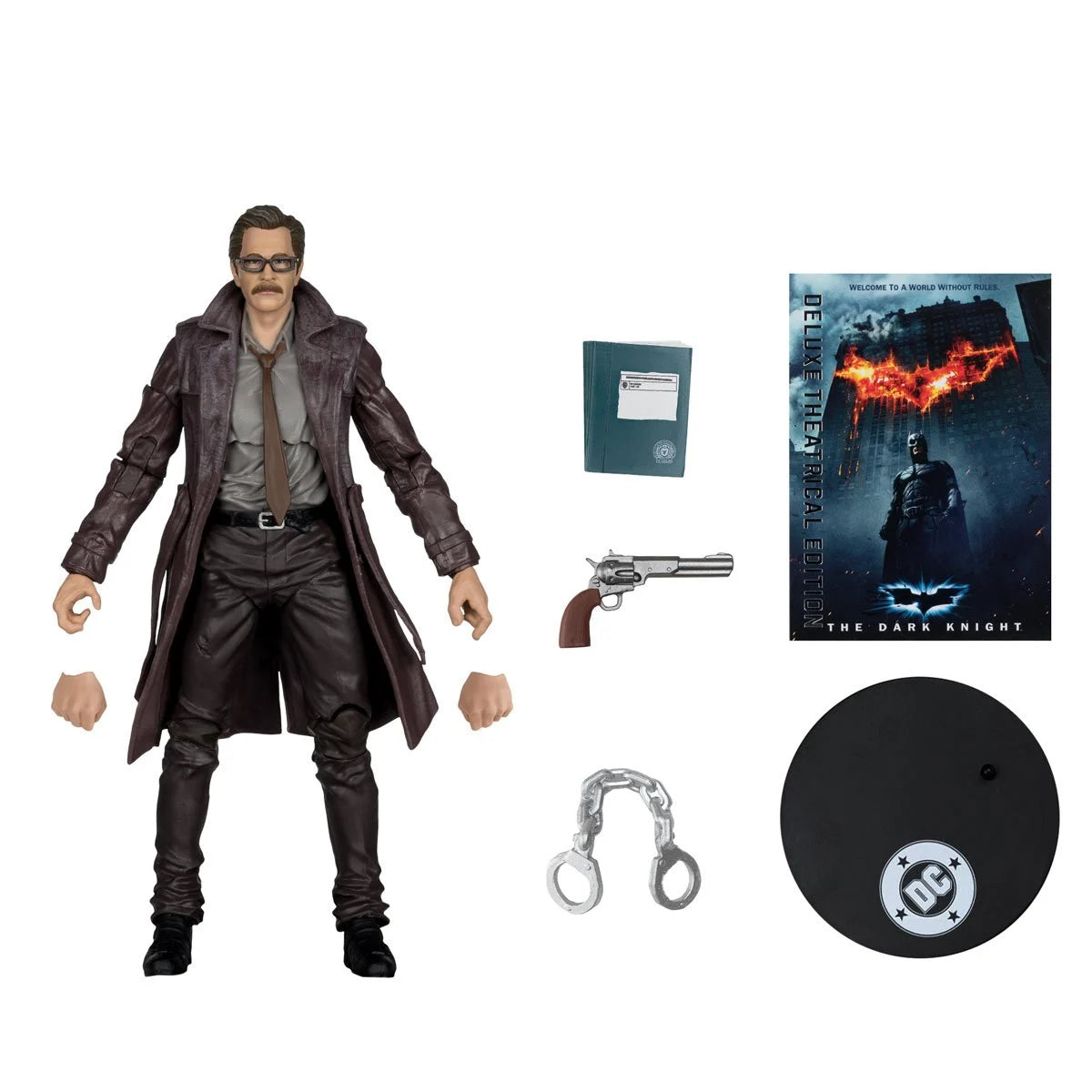 McFarlane DC - Commissioner Gordon (Deluxe Theatrical Edition) - The Dark Knight - 7-Inch Action Figure (PRE-ORDER August 2026)
